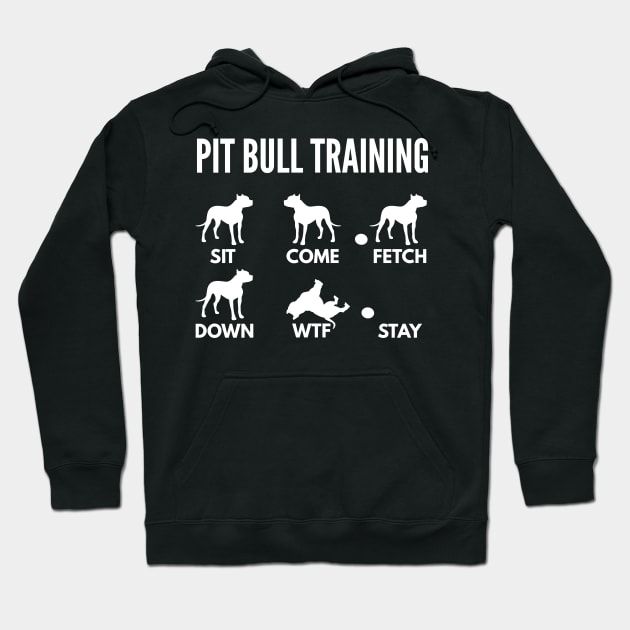 Pit Bull Training Pit Bull Dog Tricks Hoodie by DoggyStyles